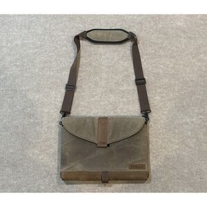Waterfield Designs SF Crossbody Padded Pouch Bag Med Waxed Canvas + Attach Bag